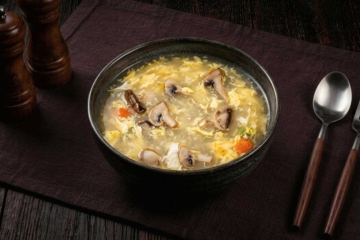 15. Mushroom Egg Drop Soup (24 Oz)