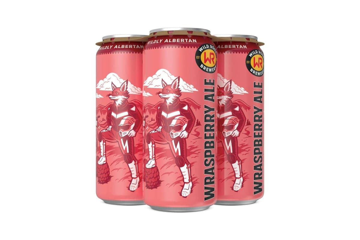 Wild Rose Wraspberry Ale 473ml 4pk Can