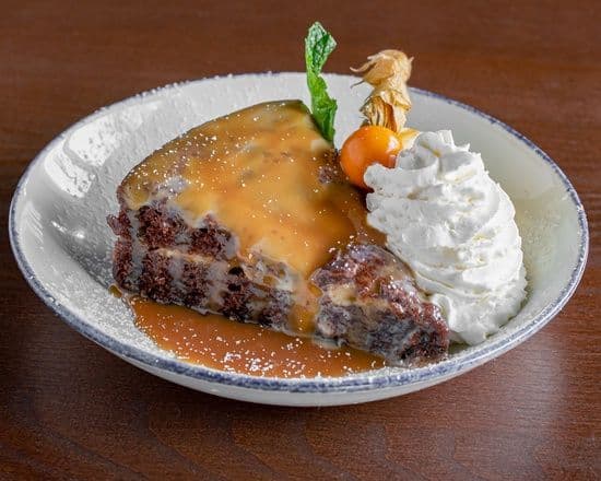 Cathy's Warm Banana Chocolate Toffee Cake