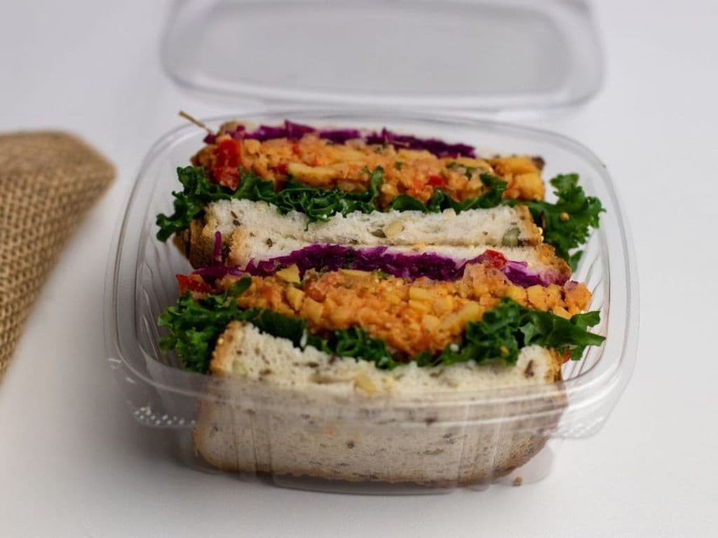 Buffalo Chickpea Sandwich (V, GF)