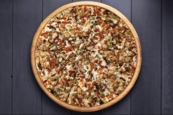 2. Single Small Veggie Garlic Pizza