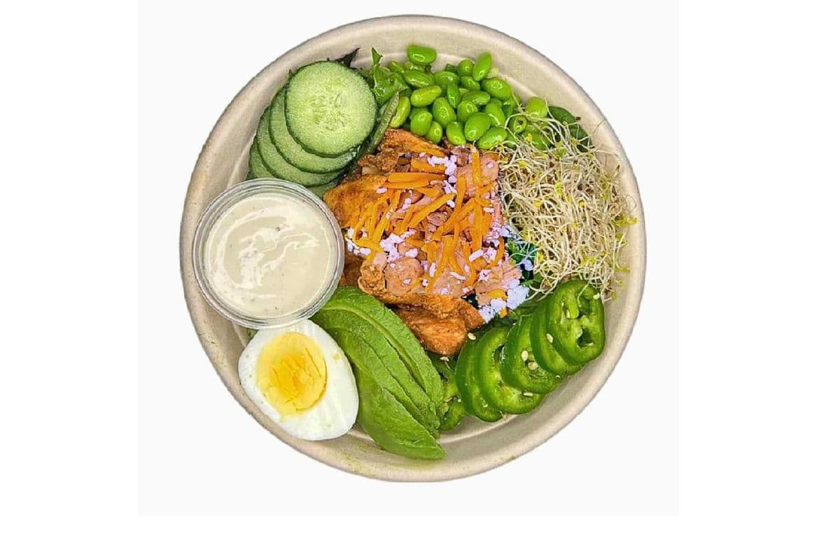 Keto Charred Chicken Bowl