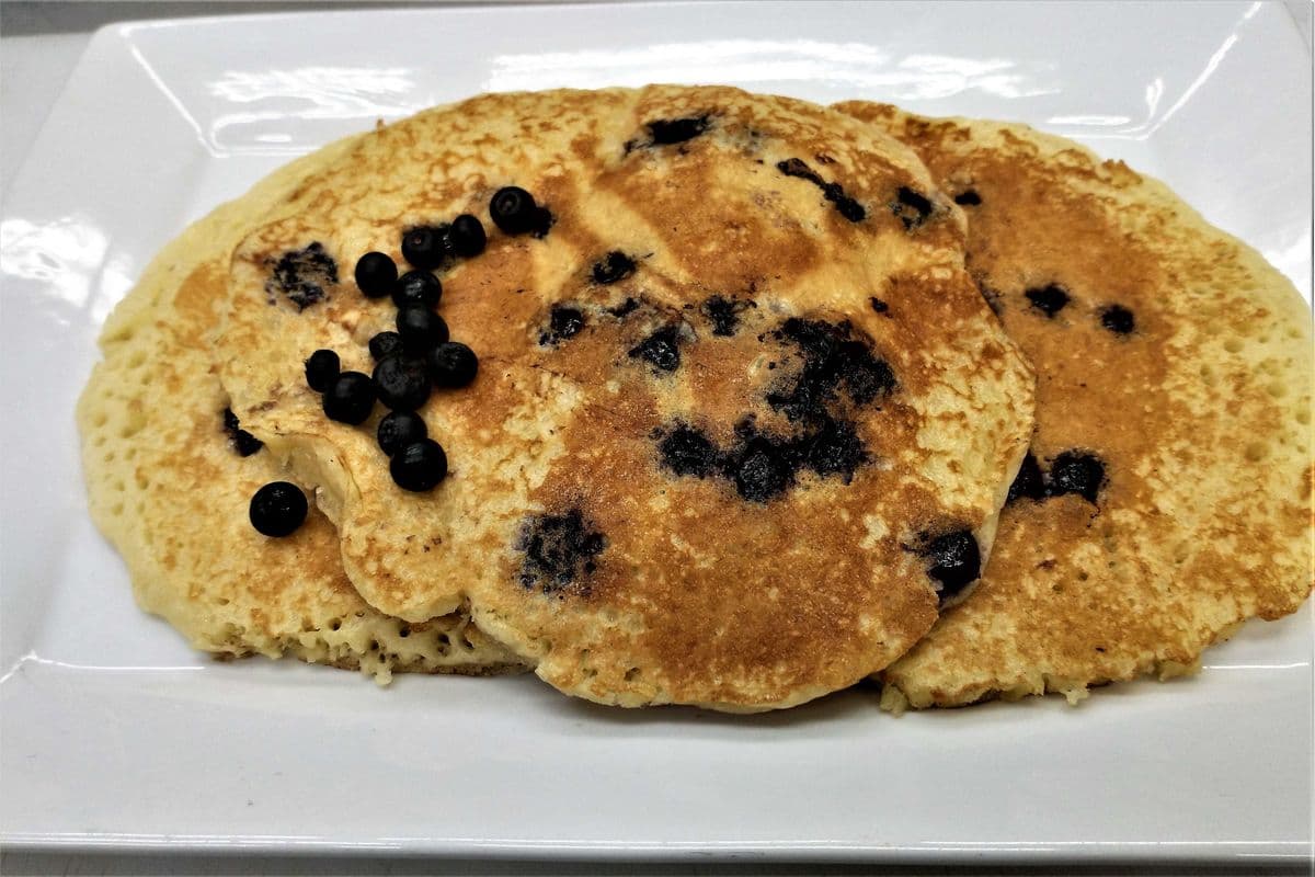 Blueberry Pancakes (3 pcs)