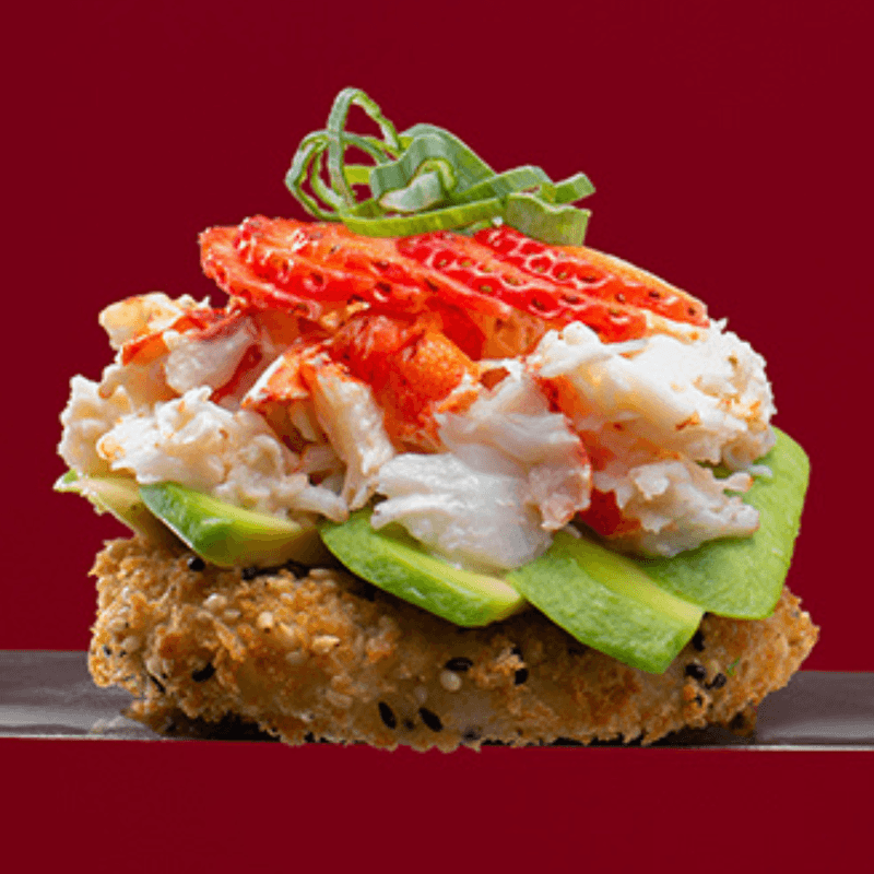 Sushi pizza au homard (2 unités) / Lobster sushi pizza (2 units)