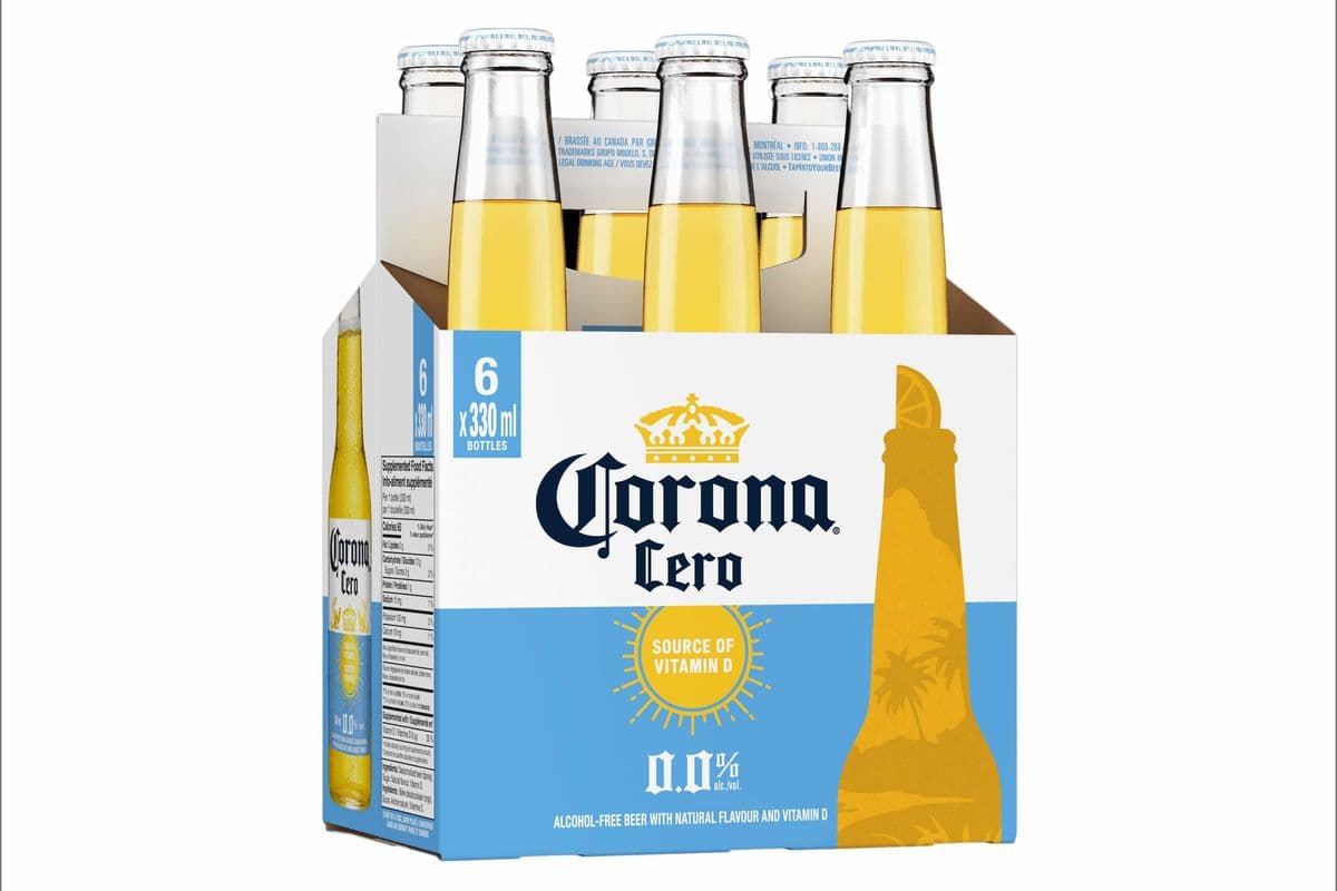 Corona 0.0% Cero 6 Bottles (330ml) (60 Cal)