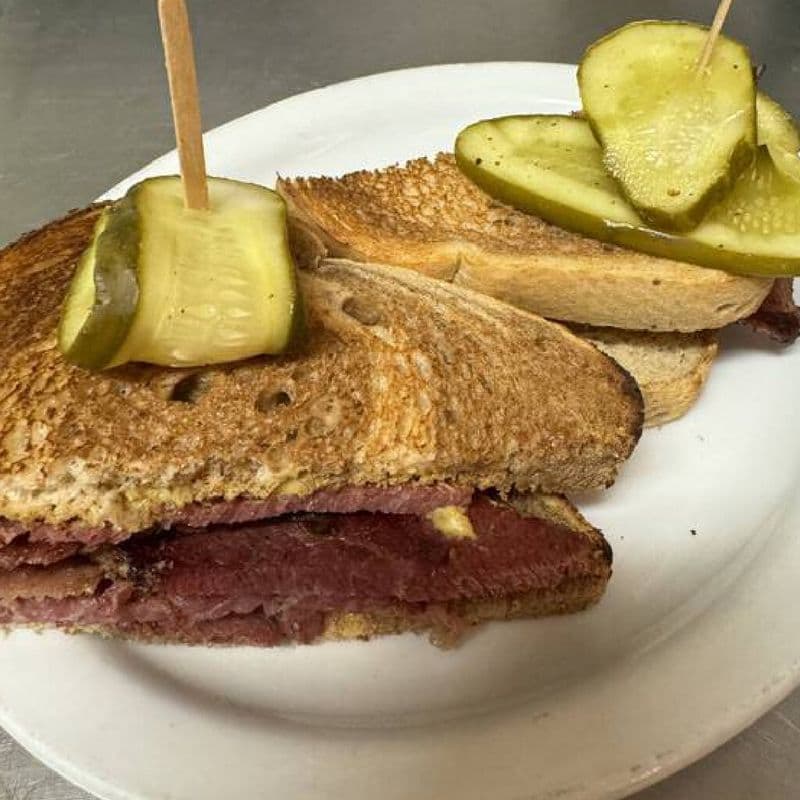 Corn Beef on Rye with Dijon Mustard
