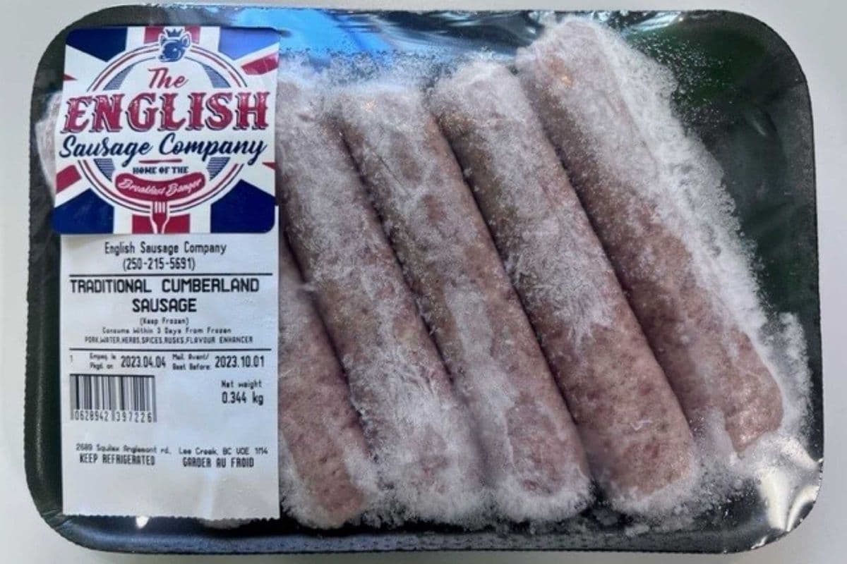Cumberland Sausage (Pork) (Average 6 Sausages 345g)