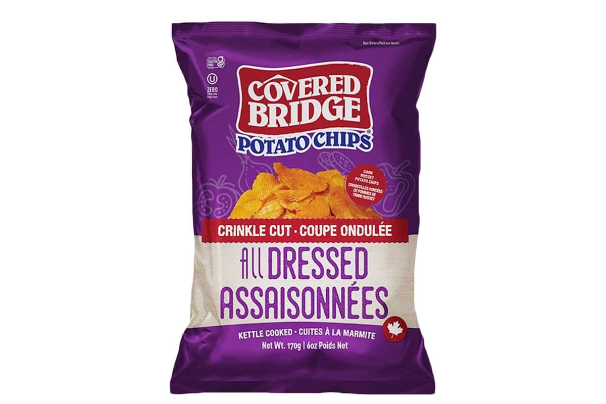 Covered Bridge Potato Chips - All Dressed Crinkle Cut (170G)