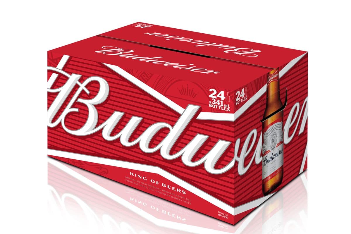Budweiser (24 Pack) (24 x 355 ml Cans)