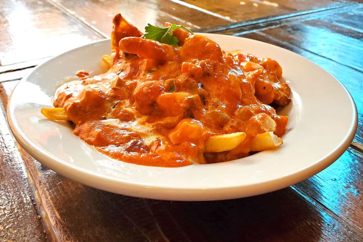 Butter Paneer Poutine (Vegetarian Option)
