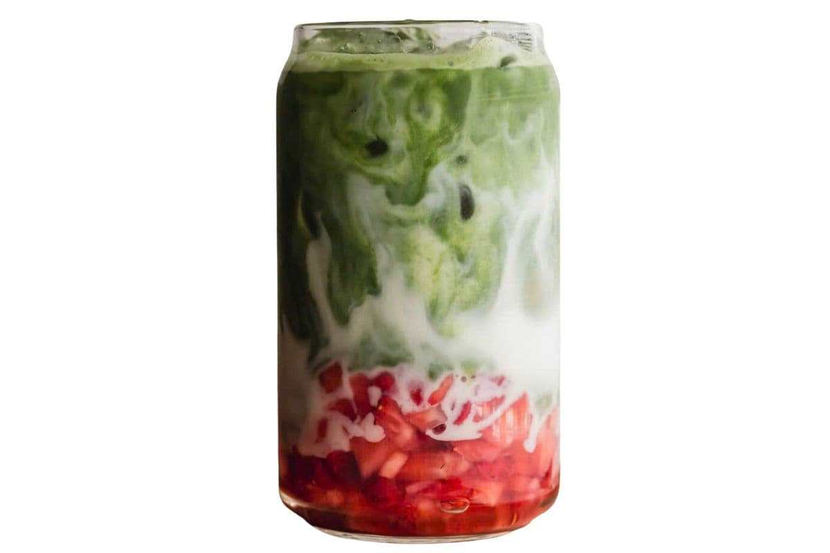 Strawberry Matcha Latte
