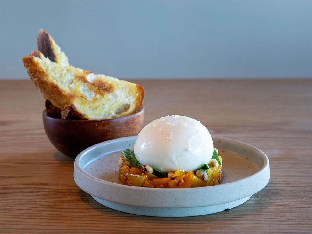 Burrata & Peach Mostarda