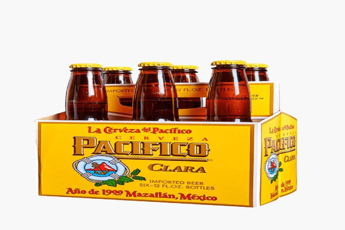 Pacifico Clara Mexican Beer 6 Bottles (6 x 355ml)
