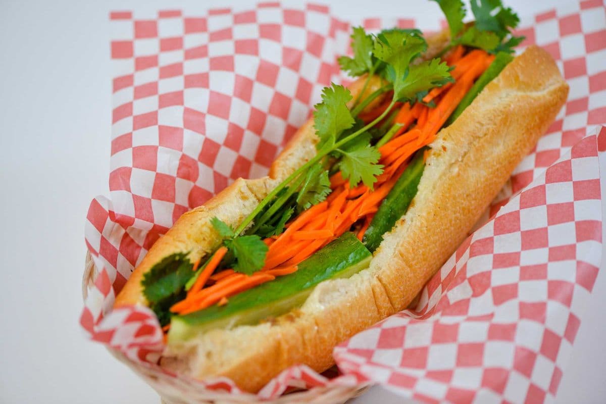 9. Vietnamese Submarine (Satay Beef or Satay Chicken or Cold Cut or Veggie with Tofu )- Banh Mi Viet Nam (Sate Bo hay Sate Ga hay Thit Nguoi hay Chay)