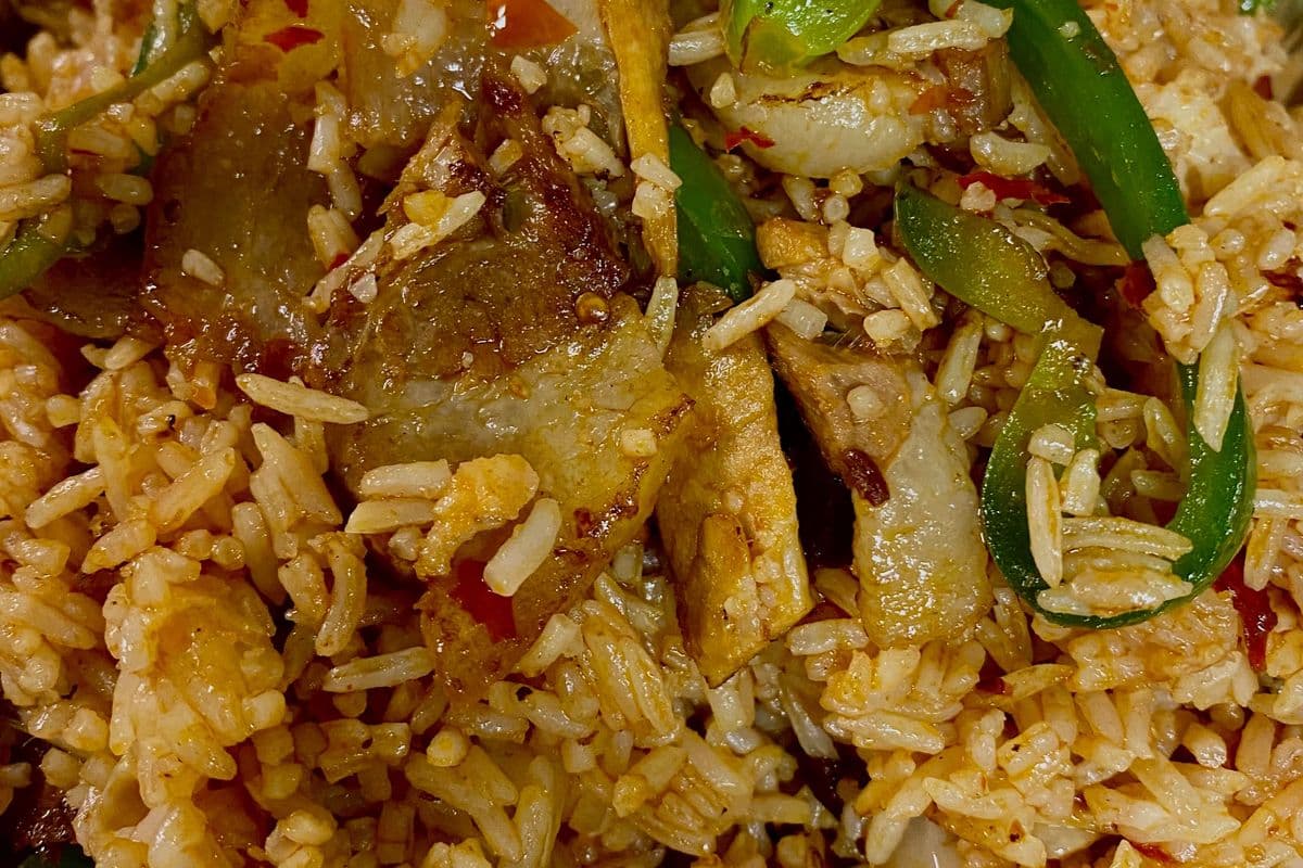 Double Cooked Pork Fried Rice( spicy)