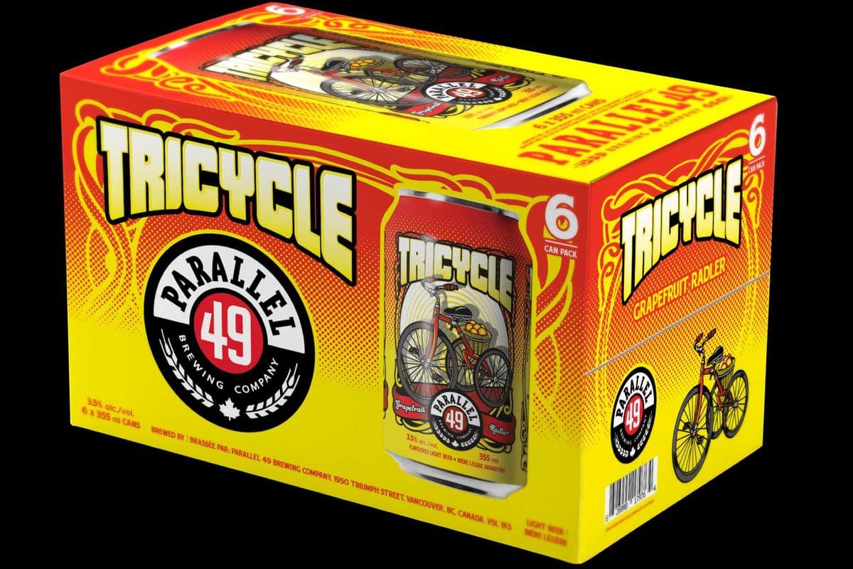 Tricycle Grapefruit Radler (6 pack) (6 x 355ml Cans)