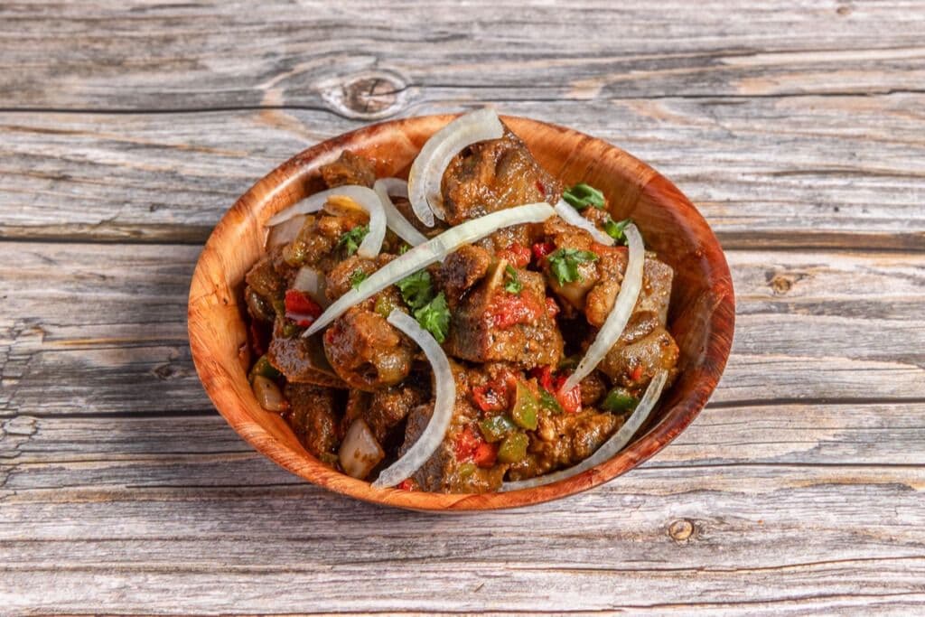 Peppered Goat Meat (Asun)