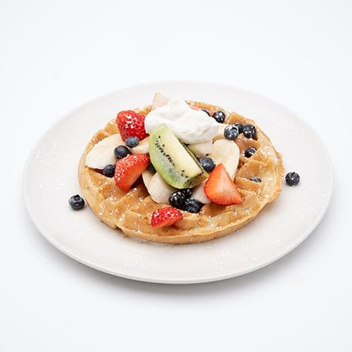 Waffle w/Fruit