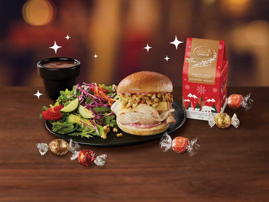 Festive Chicken on a Bun