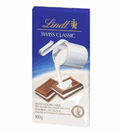 Lindt Bar Swiss Double Milk 100g