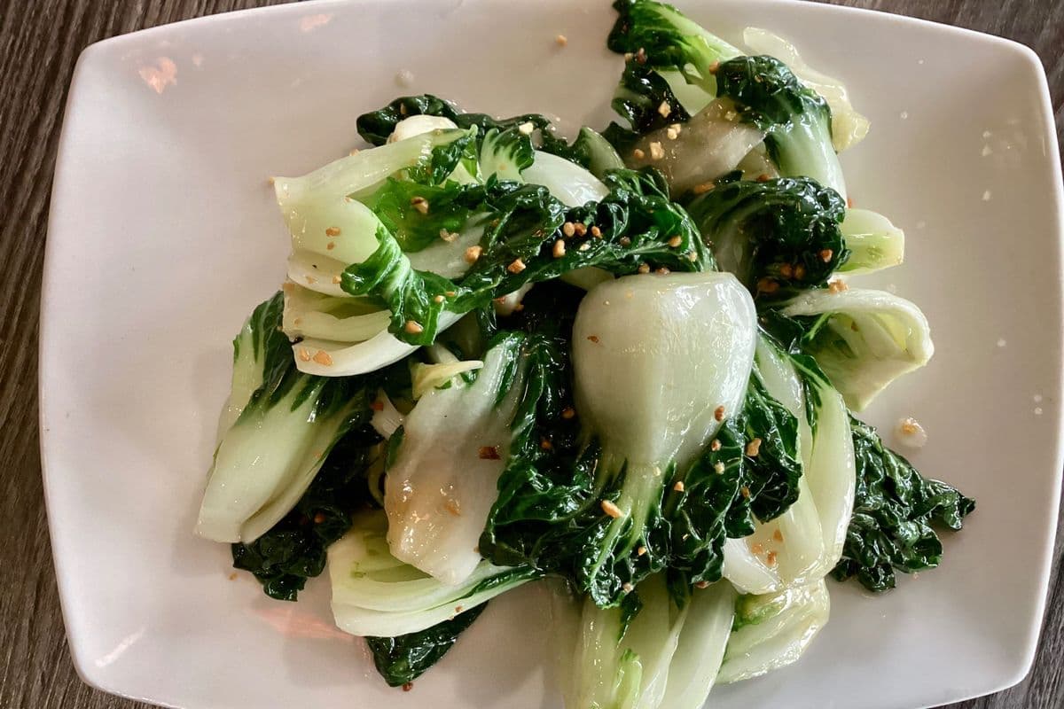 Sauté Garlic Baby Bok Choi