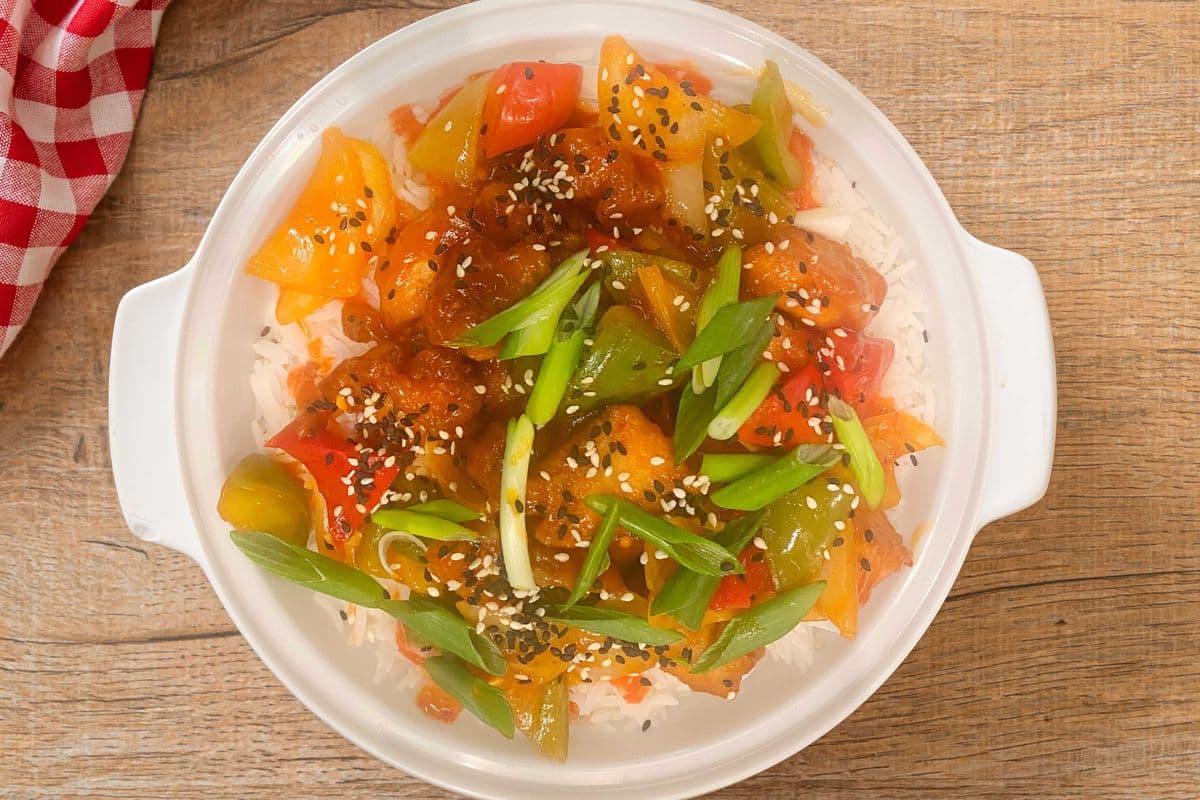 Chilly Chicken with Fried Rice