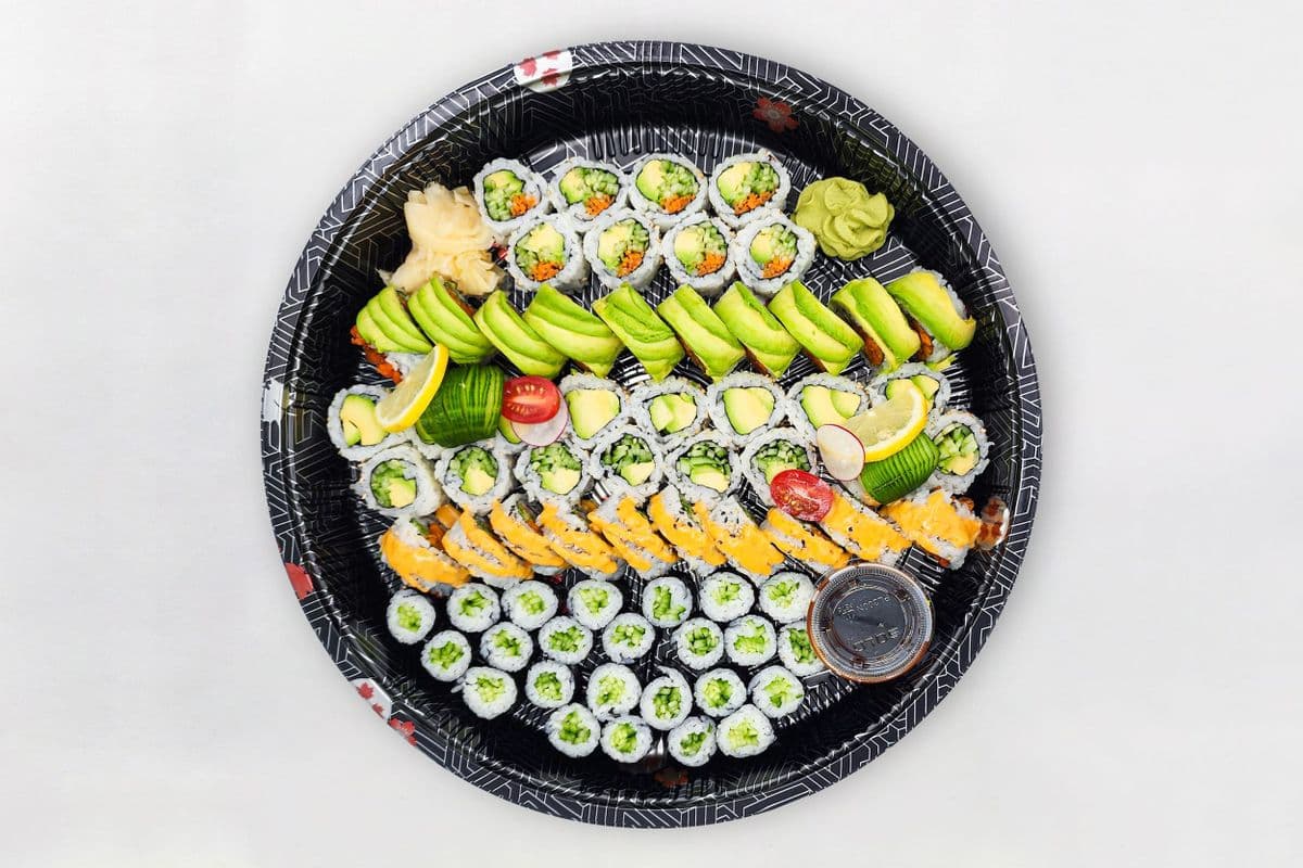 #3 Gluten Free Veggie Lover Platter (68 pcs)