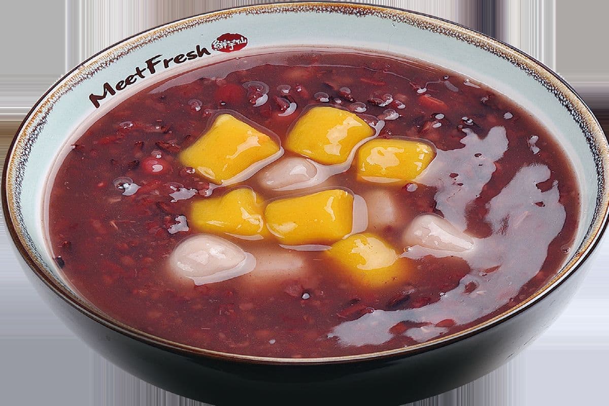 Purple Rice Soup/Taro Ball