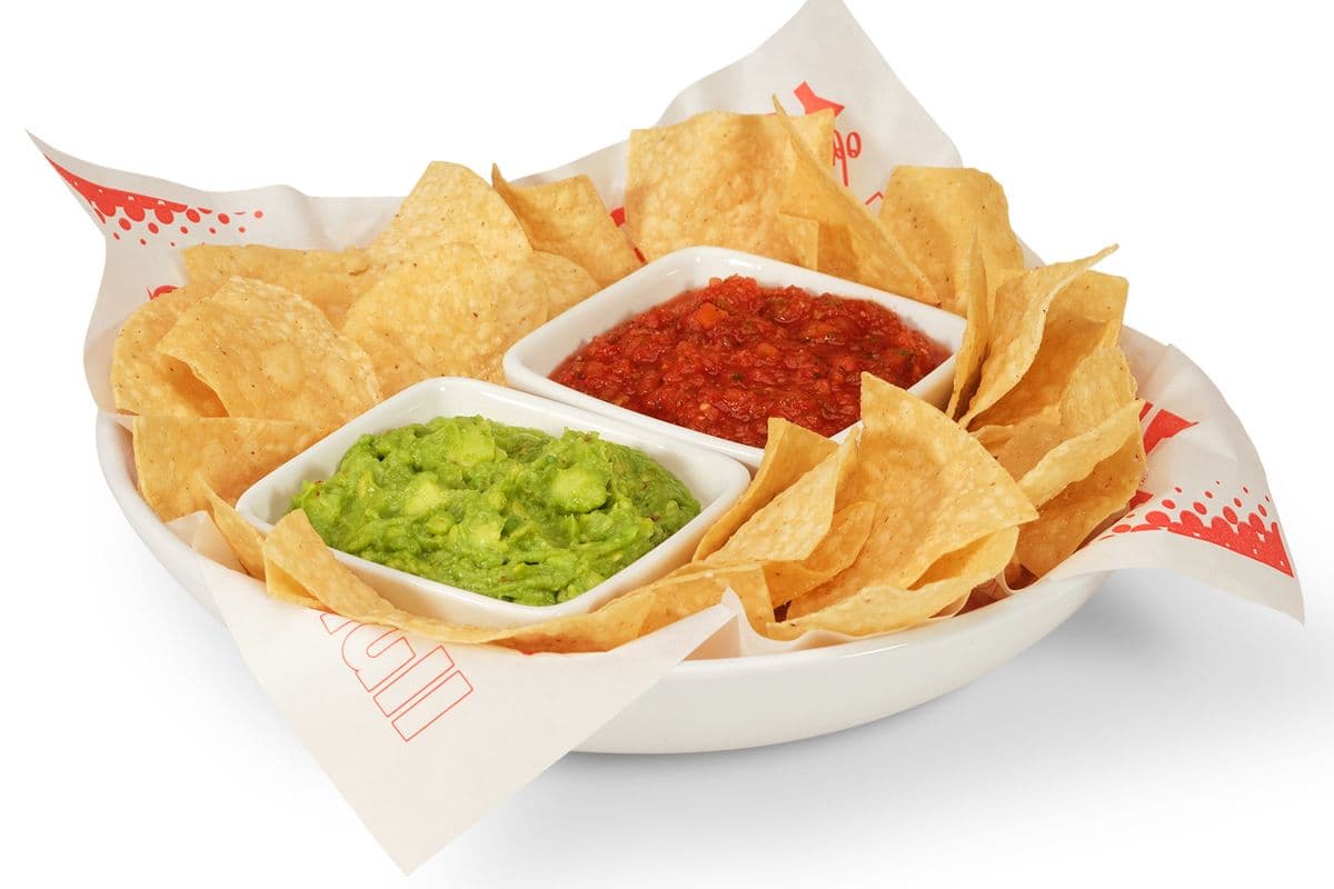Guacamole, Salsa, and Chips