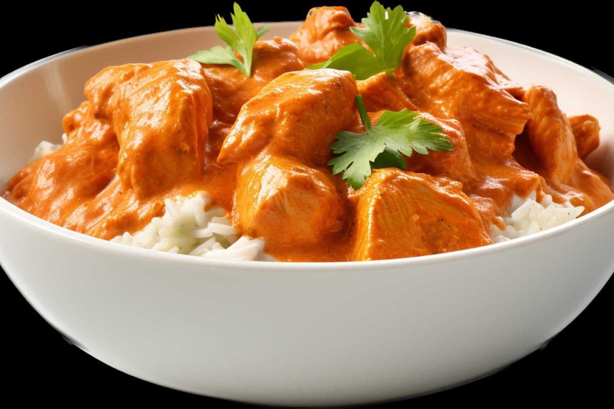 Butter Chicken Rice Bowl