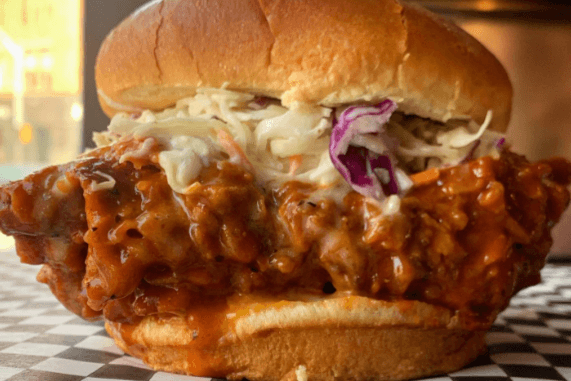 Crispy Buffalo Sando