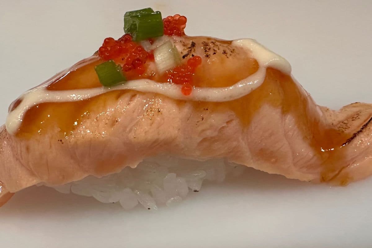 E20. Seared Salmon Shushi