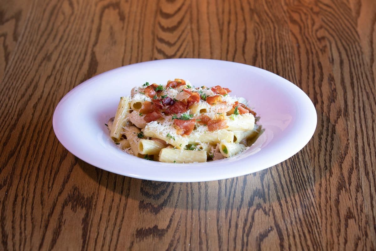 Truffle and Shrimp Rigatoni