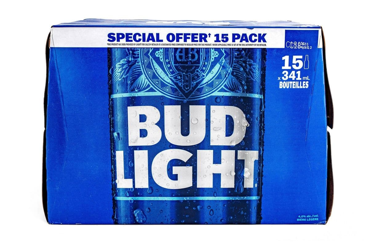 Bud Light (Bottles) (15 x 341 ml)