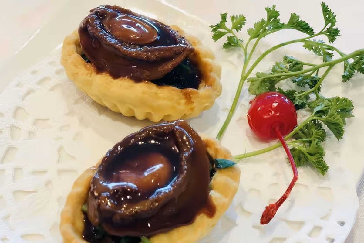 Baked Whole Abalone Pie