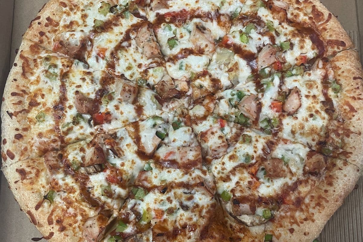 6. Large BBQ Chicken Pizza