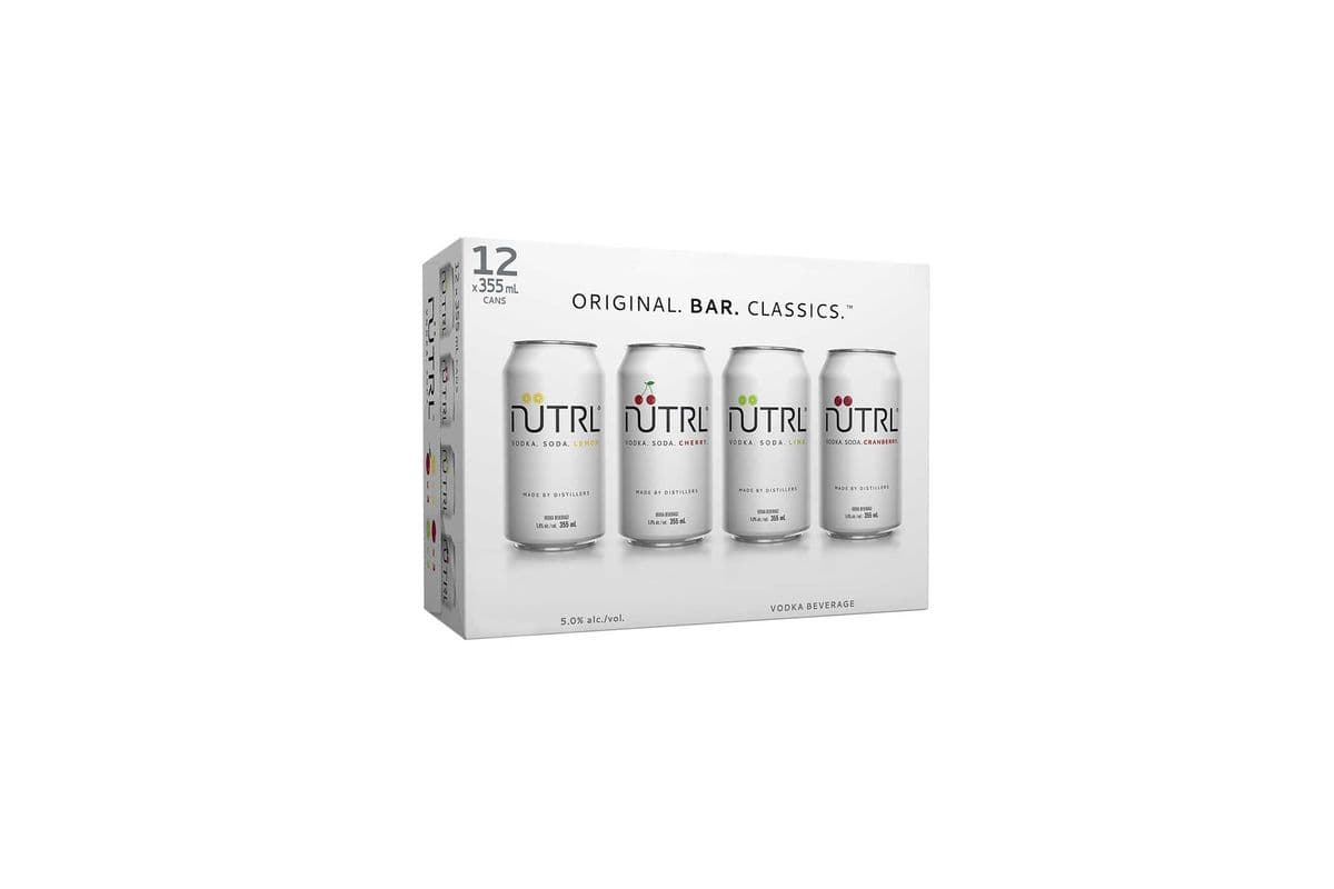 Nutrl Vodka Soda Mixed Pack (12 x 355 ml Can)