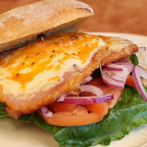 Canadian Peameal Sandwich and Fries