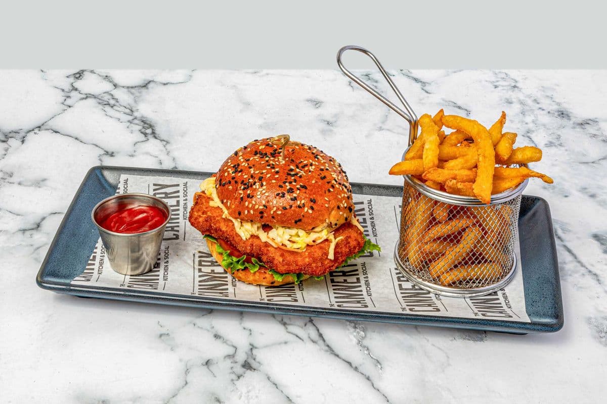 Crispy Fried Chicken Burger