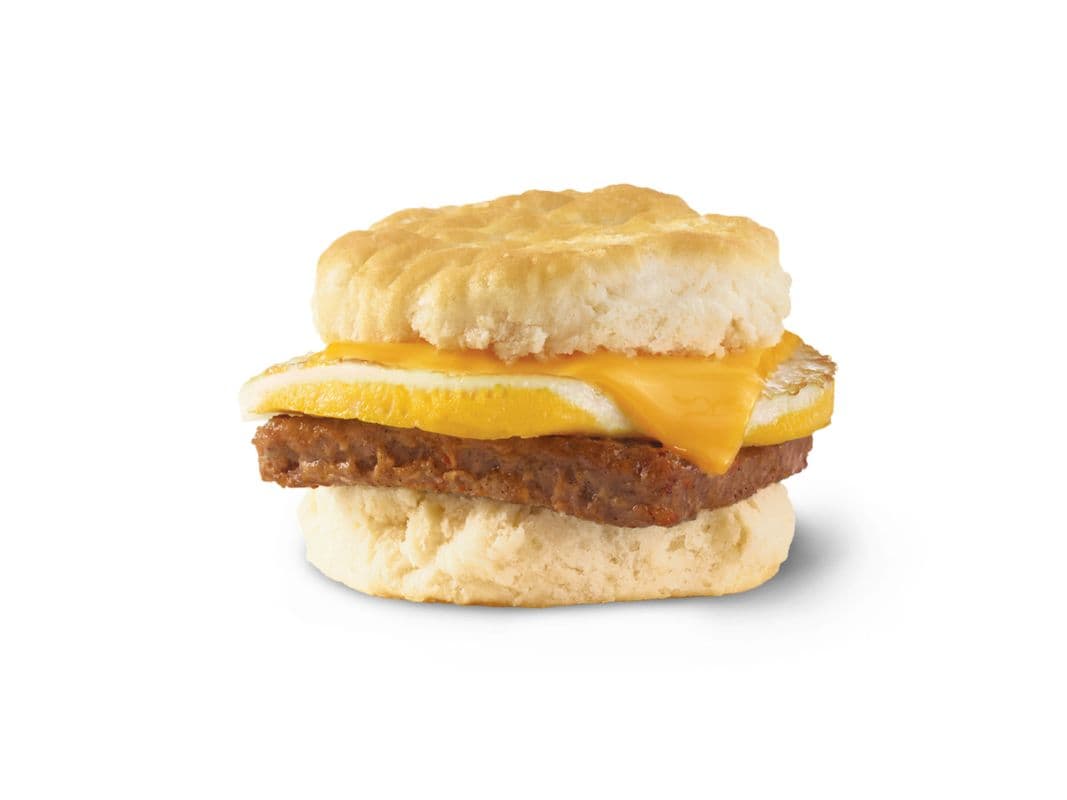 Scone Avec Saucisse, Oeuf Et Fromage / Sausage, Egg & Cheese Biscuit (Cal: 590)