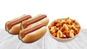 Combo #13 3 Hotdog & poutine / Combo #13