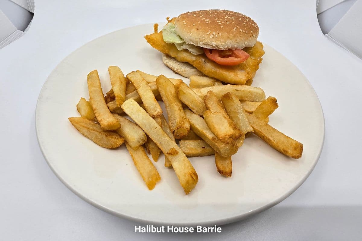 Cod on a Bun with Fresh Cut Fries