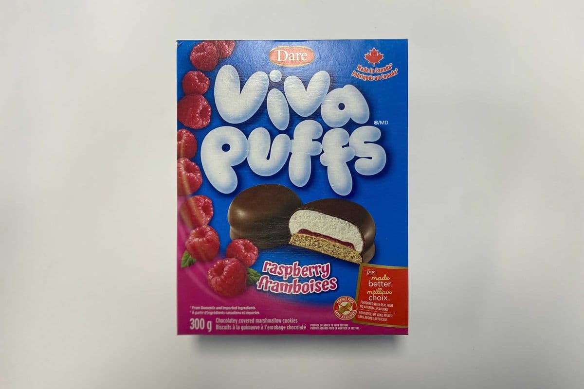 Dare Viva Puffs Raspberry (300g) (170 Cal)