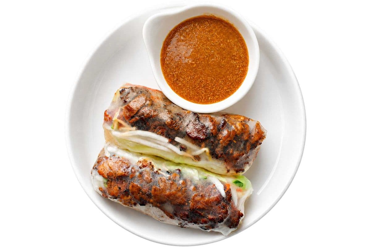 3. Grilled Pork Rice Paper Rolls (2 pcs)