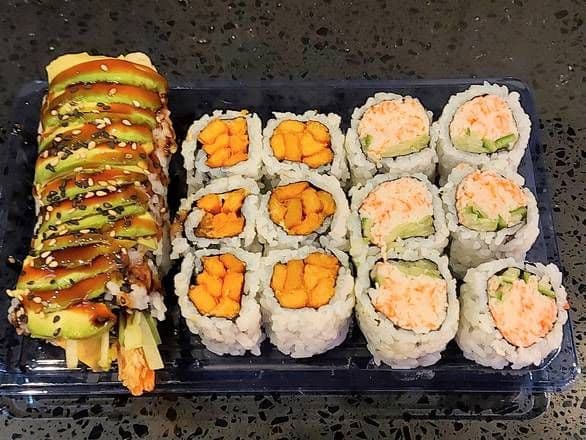 Assorted Sushi Roll - All Cooked Seafood 16pcs (A695)