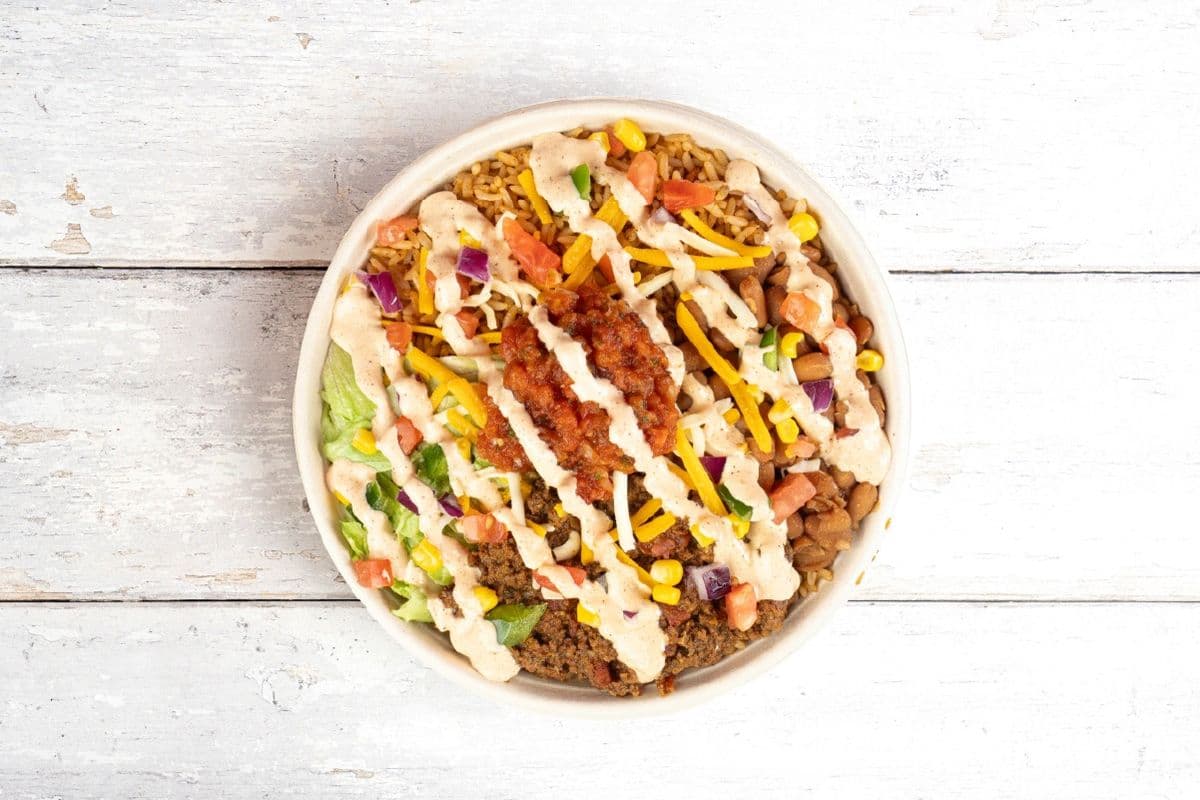 Bol au bœuf haché / Ground Beef Bowl