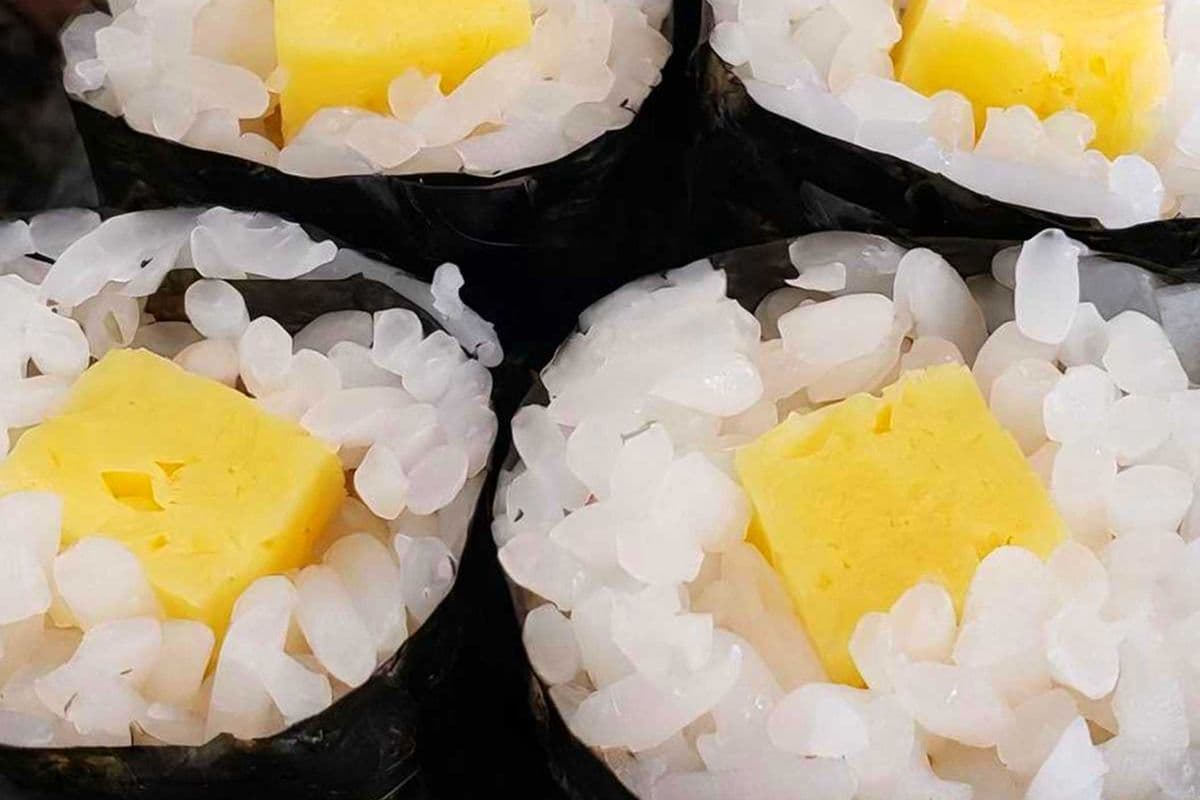 58. Cooked Egg Hoso Maki (6 pcs)