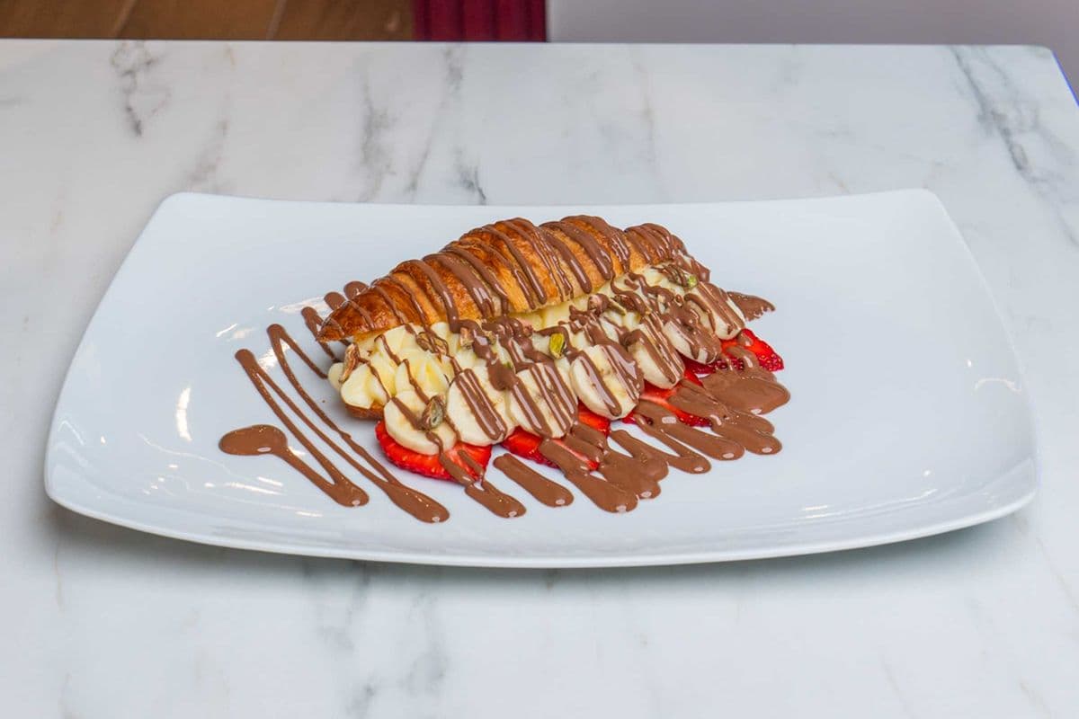 Chocolate & Fruit Croissant