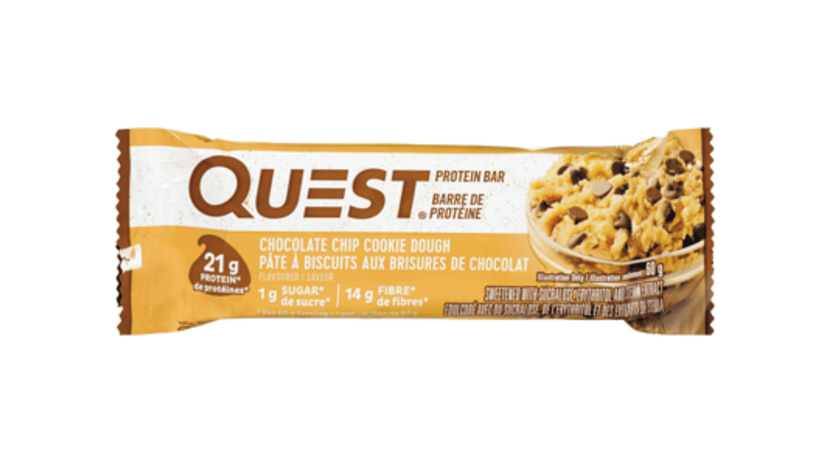 Quest Bar - Pâte à Biscuits aux Pépites de Chocolat / Chocolate Chip Cookie Dough 60g