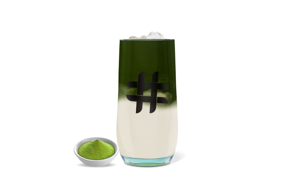 Latté au Matcha (Lait Frais) / Matcha Latte (Fresh Milk) / 抹茶拿铁 (鲜奶)